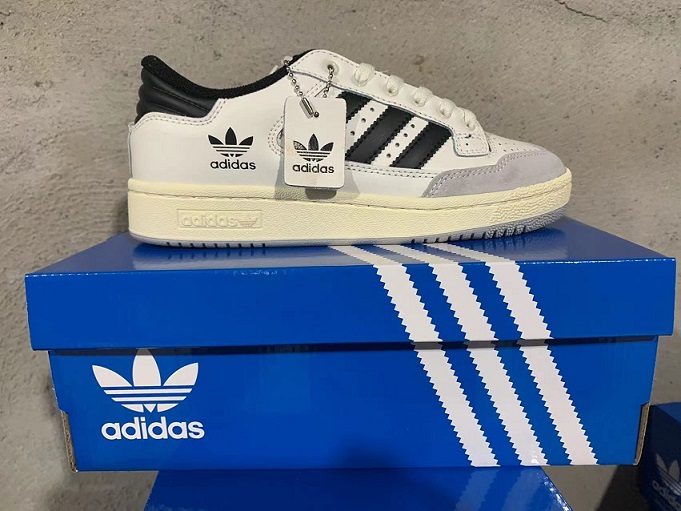 Adidas centennial 85 low shoes women-white/black/grey